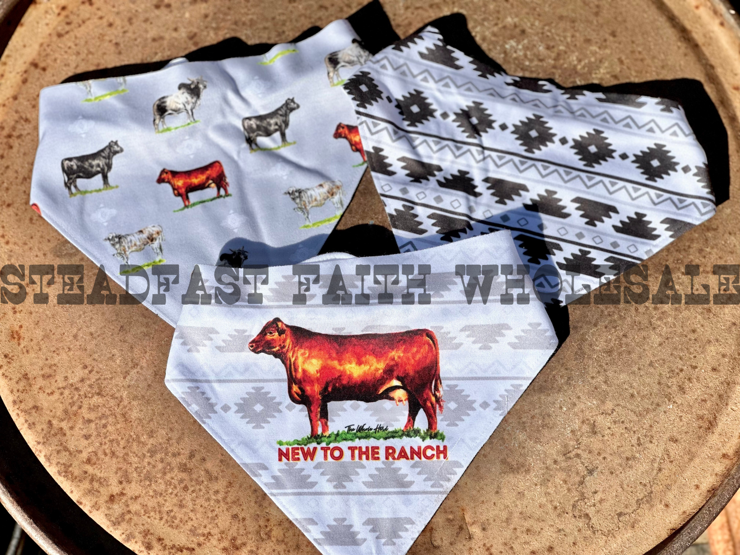 New To The Ranch Drool Bib Set