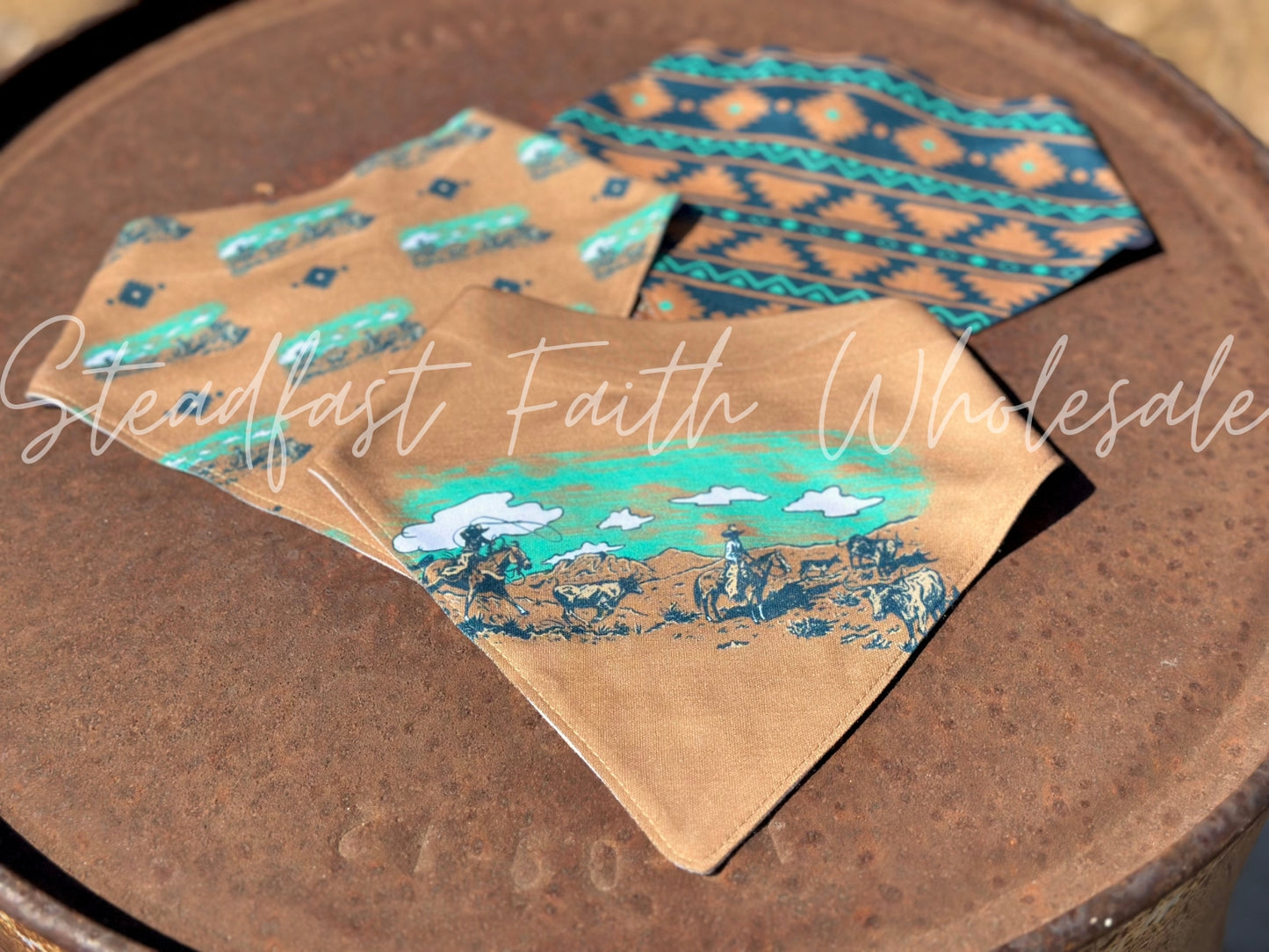 Ranchin' Drool Bib Set