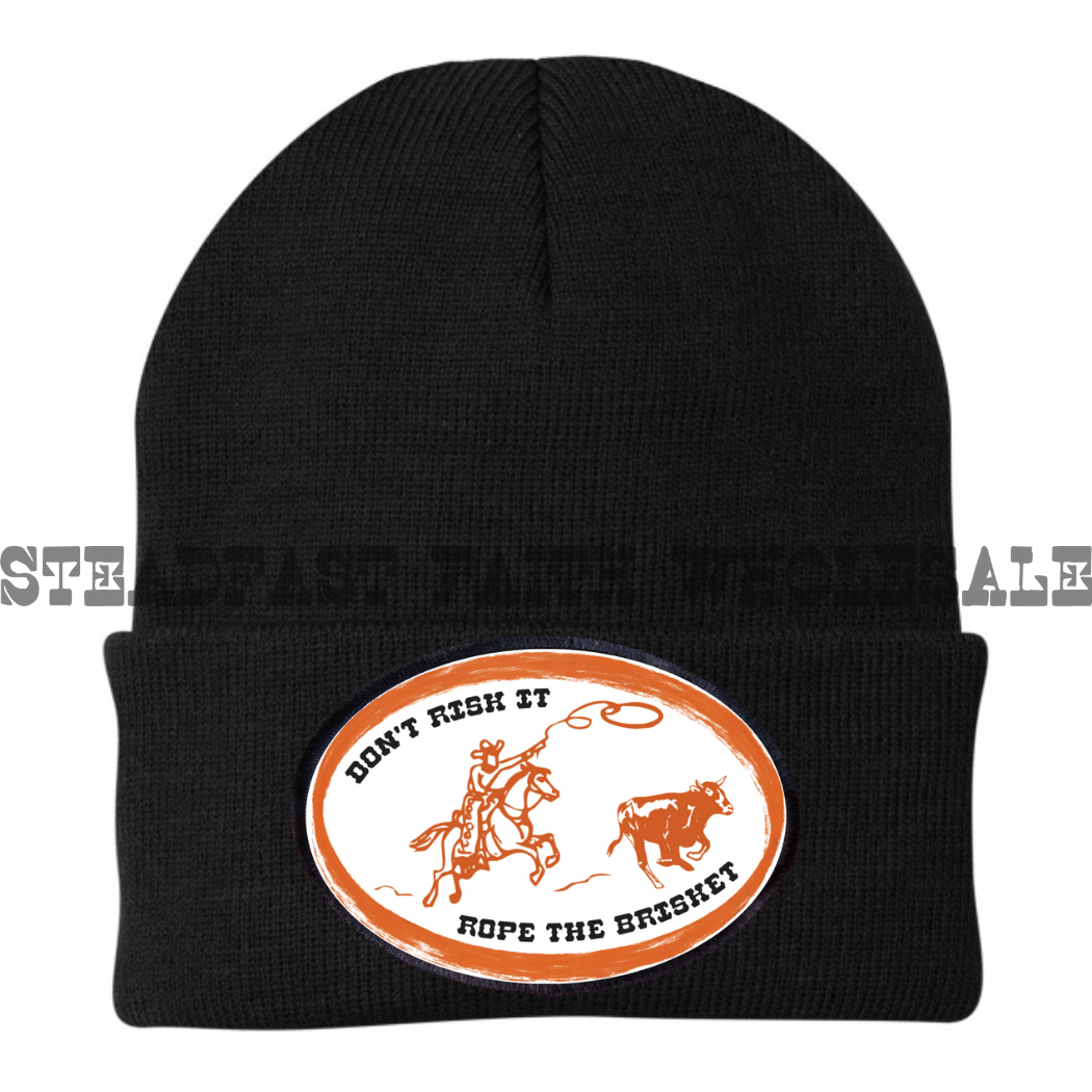 Don't Risk It Patch Beanie