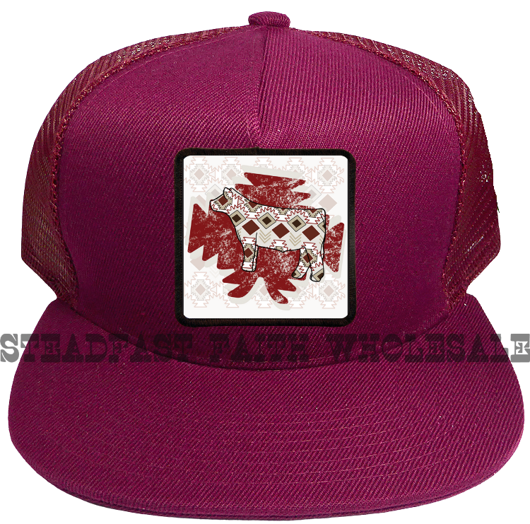 Stock Show Steer Patch Cap