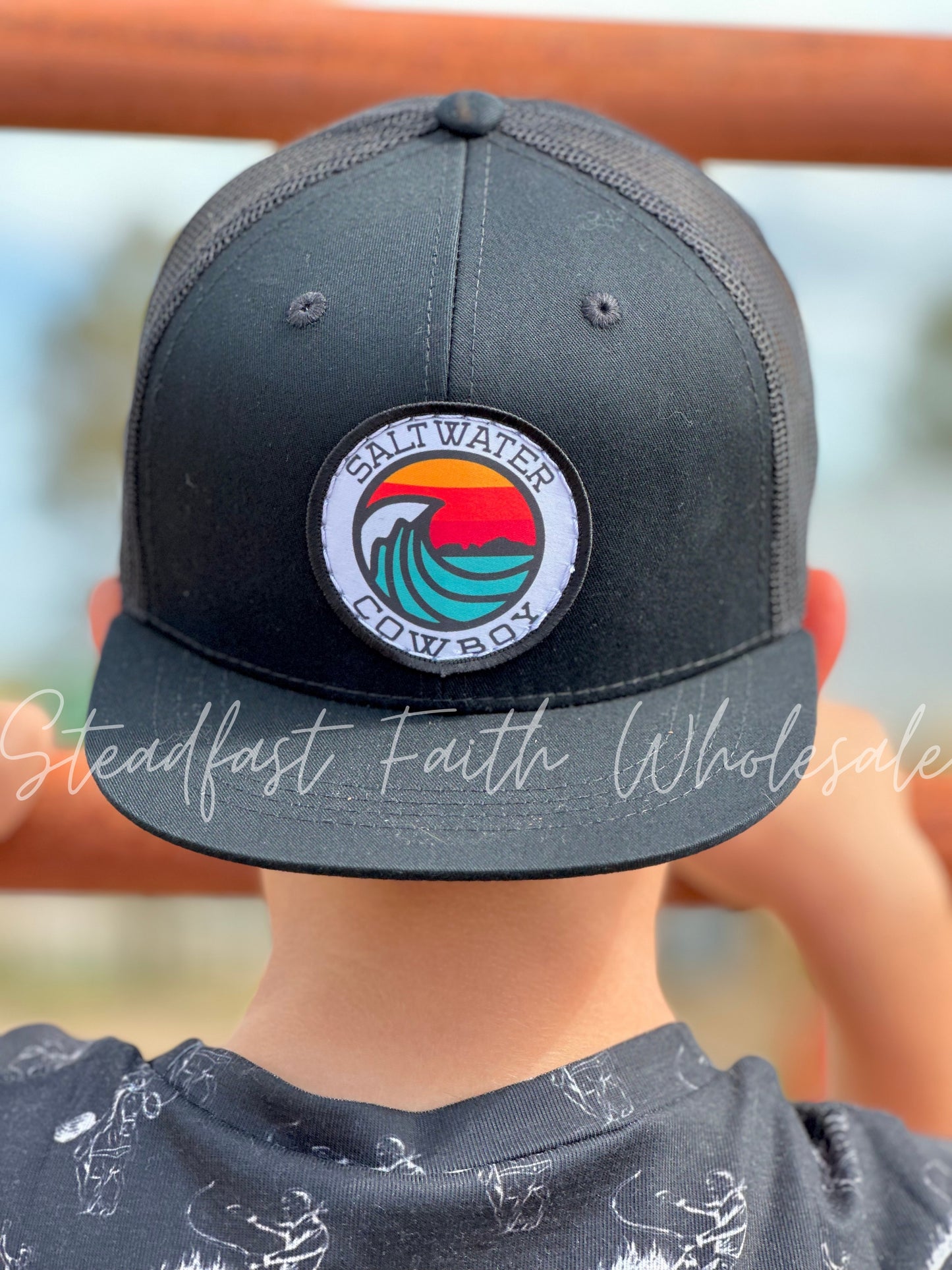 Saltwater Cowboy Patch Cap