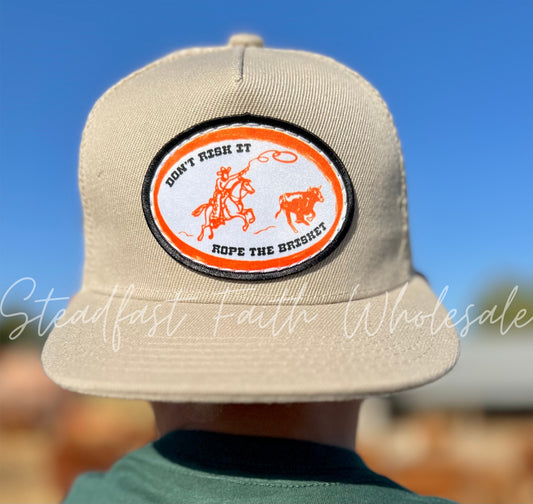 Rope The Brisket Patch Cap