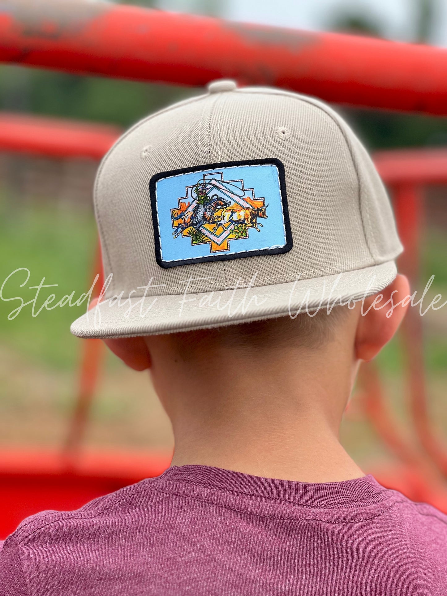 Prickly Pear Cowboy Patch Cap