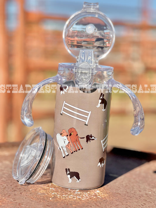 12 oz Stainless Steel Sippy Tumblers