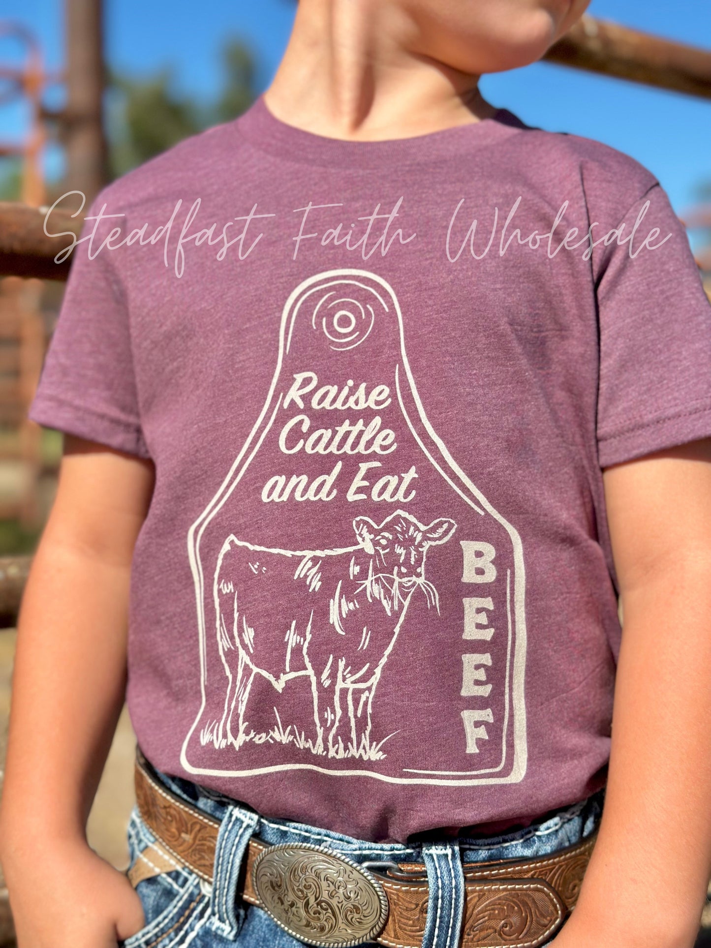 Raise Cattle & Eat Beef Ear Tag