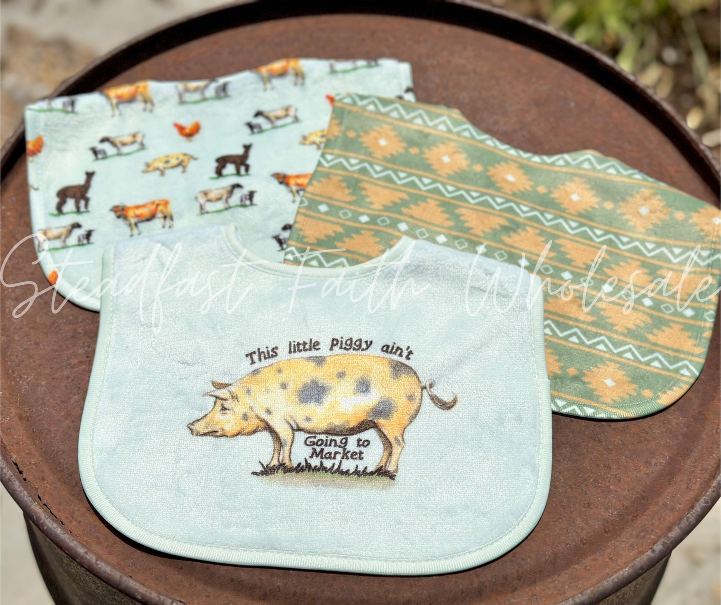 Barnyard Bib Set