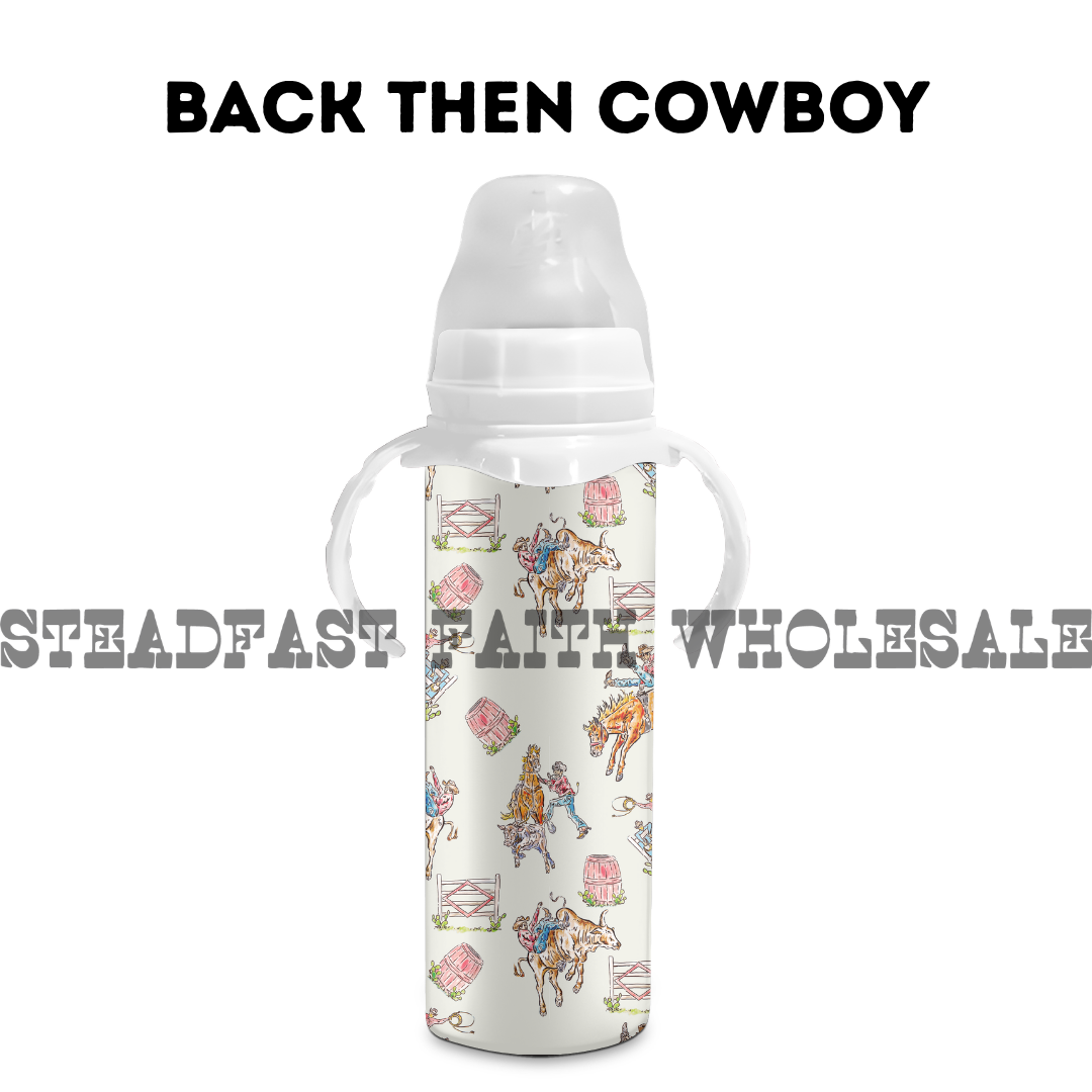 8 oz Stainless Steel Baby Bottle