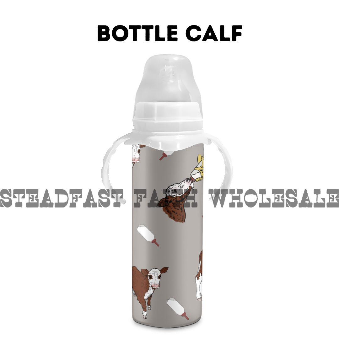 8 oz Stainless Steel Baby Bottle