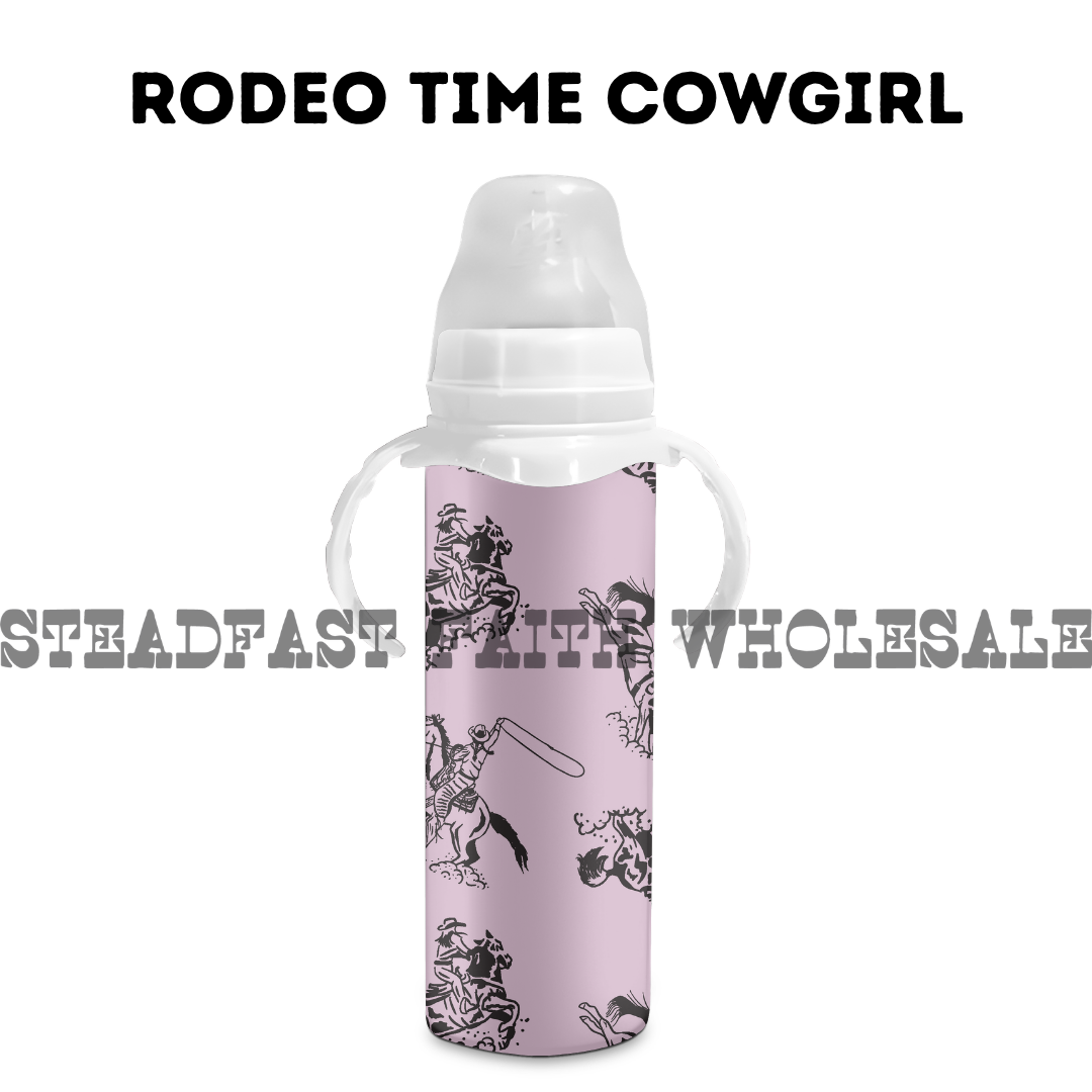 8 oz Stainless Steel Baby Bottle
