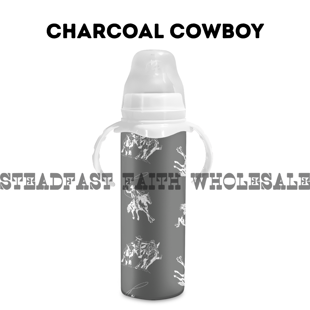 8 oz Stainless Steel Baby Bottle