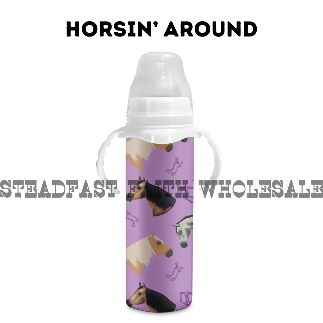 8 oz Stainless Steel Baby Bottle