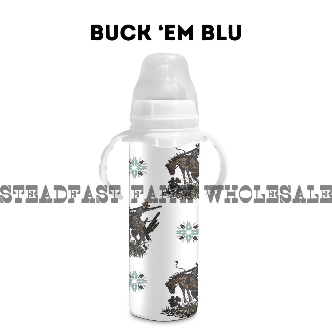 8 oz Stainless Steel Baby Bottle