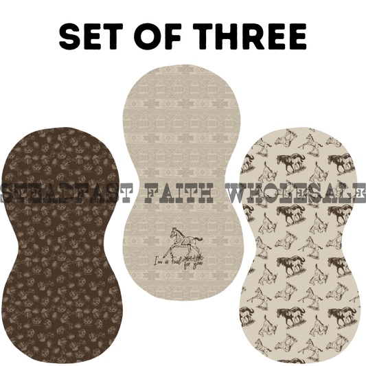 Foal For You Burp Rag Set