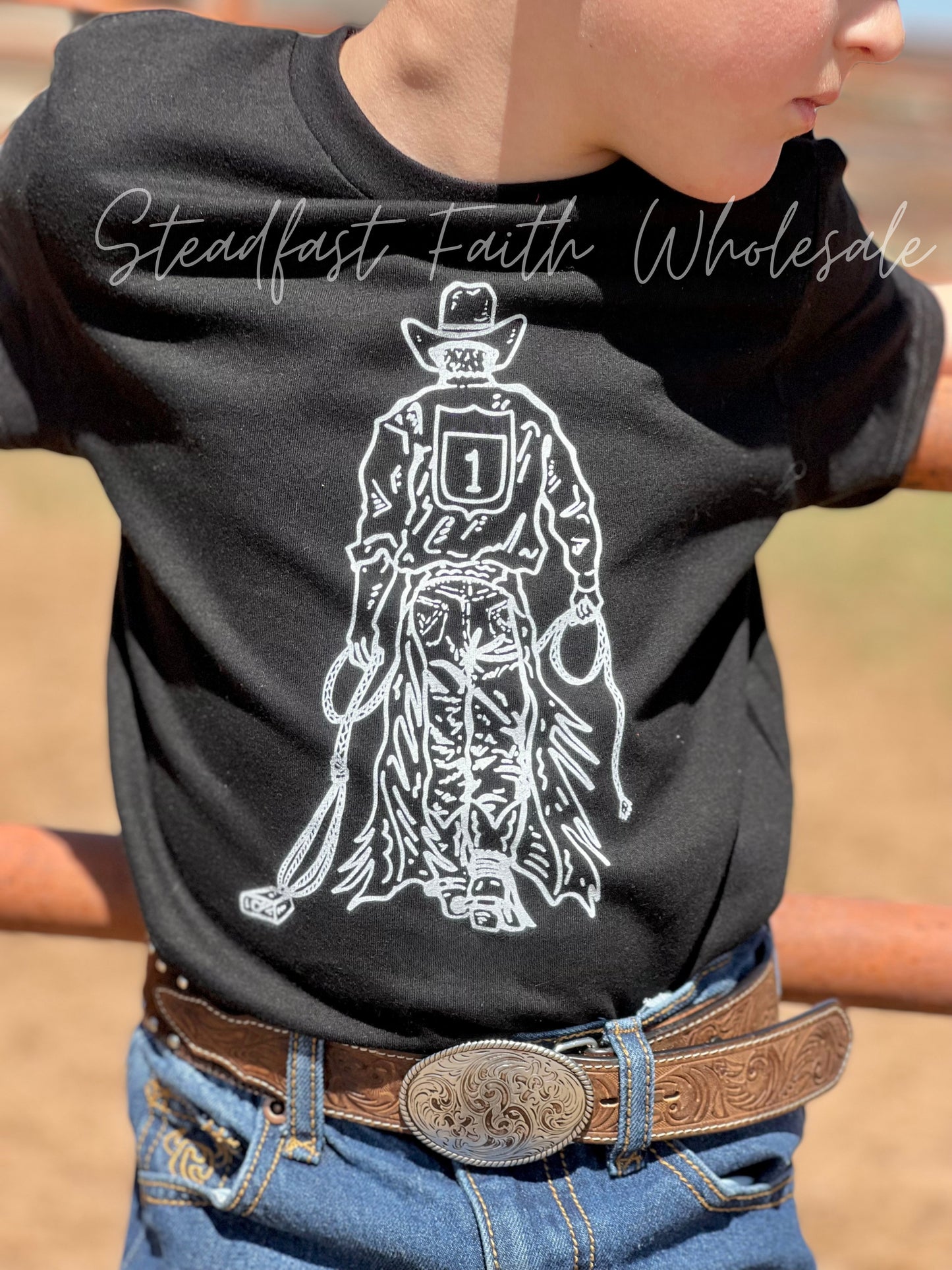 Silhouette Bull Rider