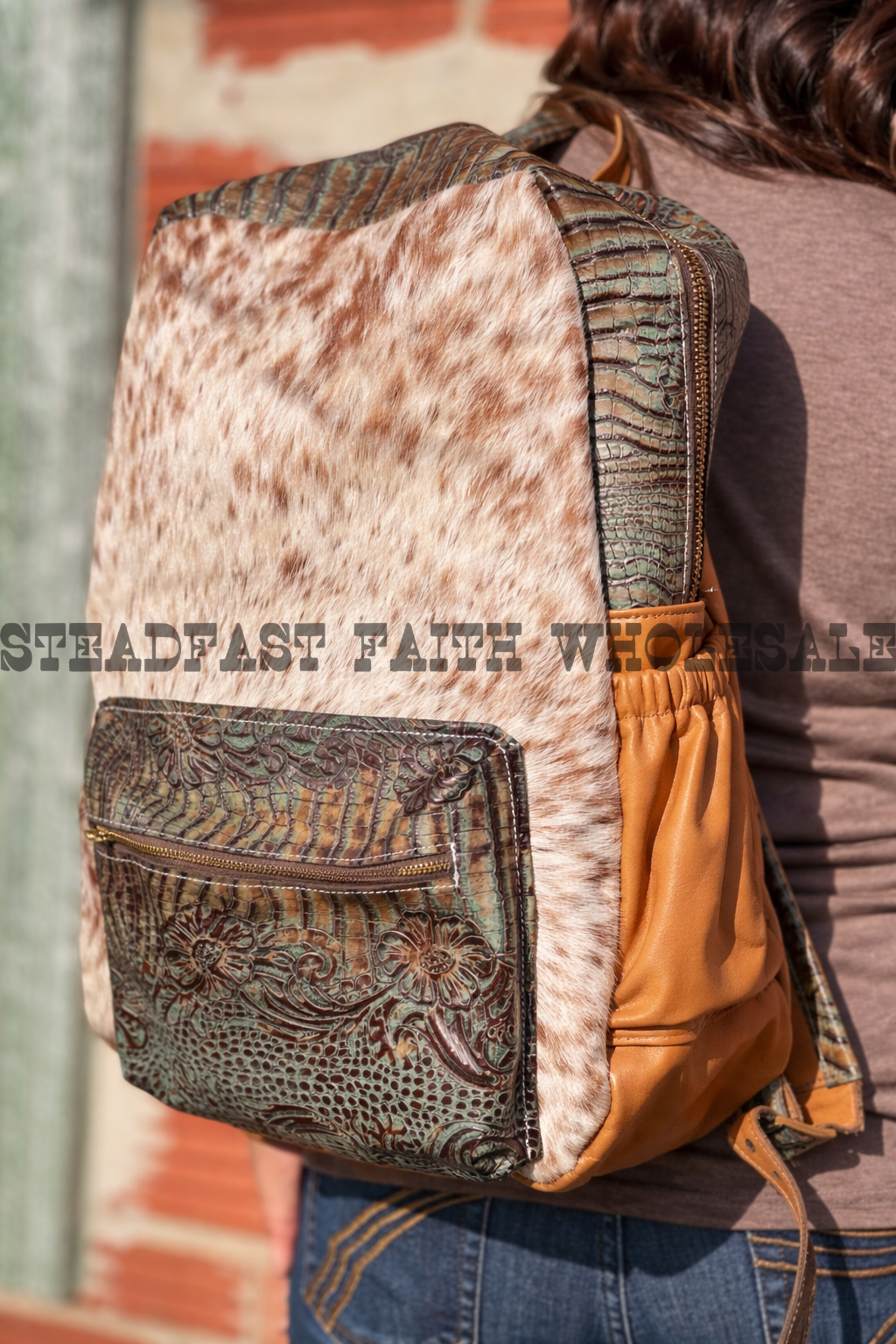 Genuine Leather & Cowhide Backpack