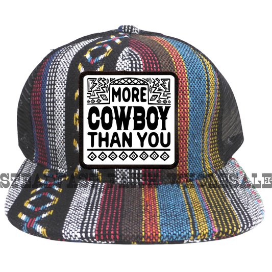 More Cowboy Than You Patch Cap
