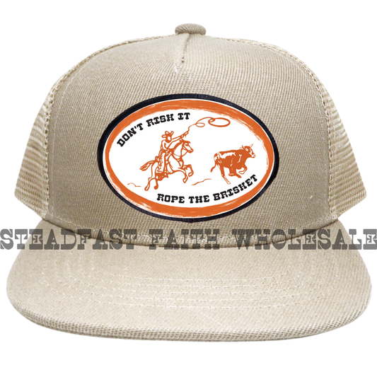 Rope The Brisket Patch Cap