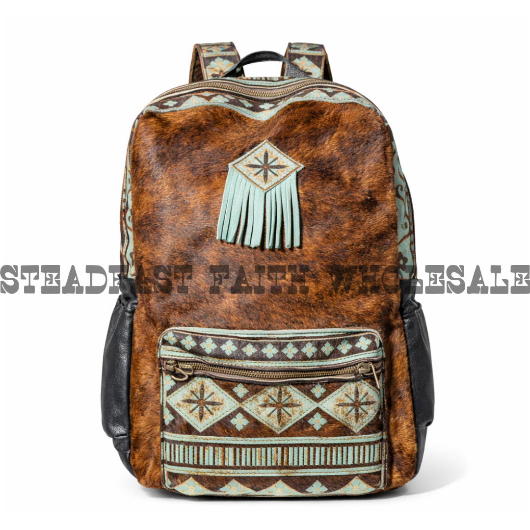 Genuine Leather & Cowhide Backpack