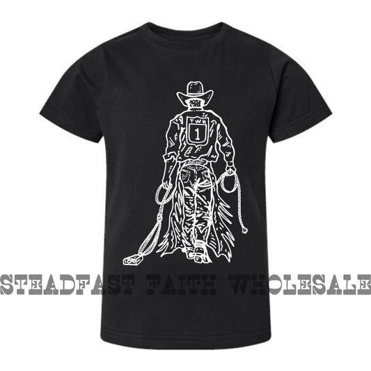 Silhouette Bull Rider