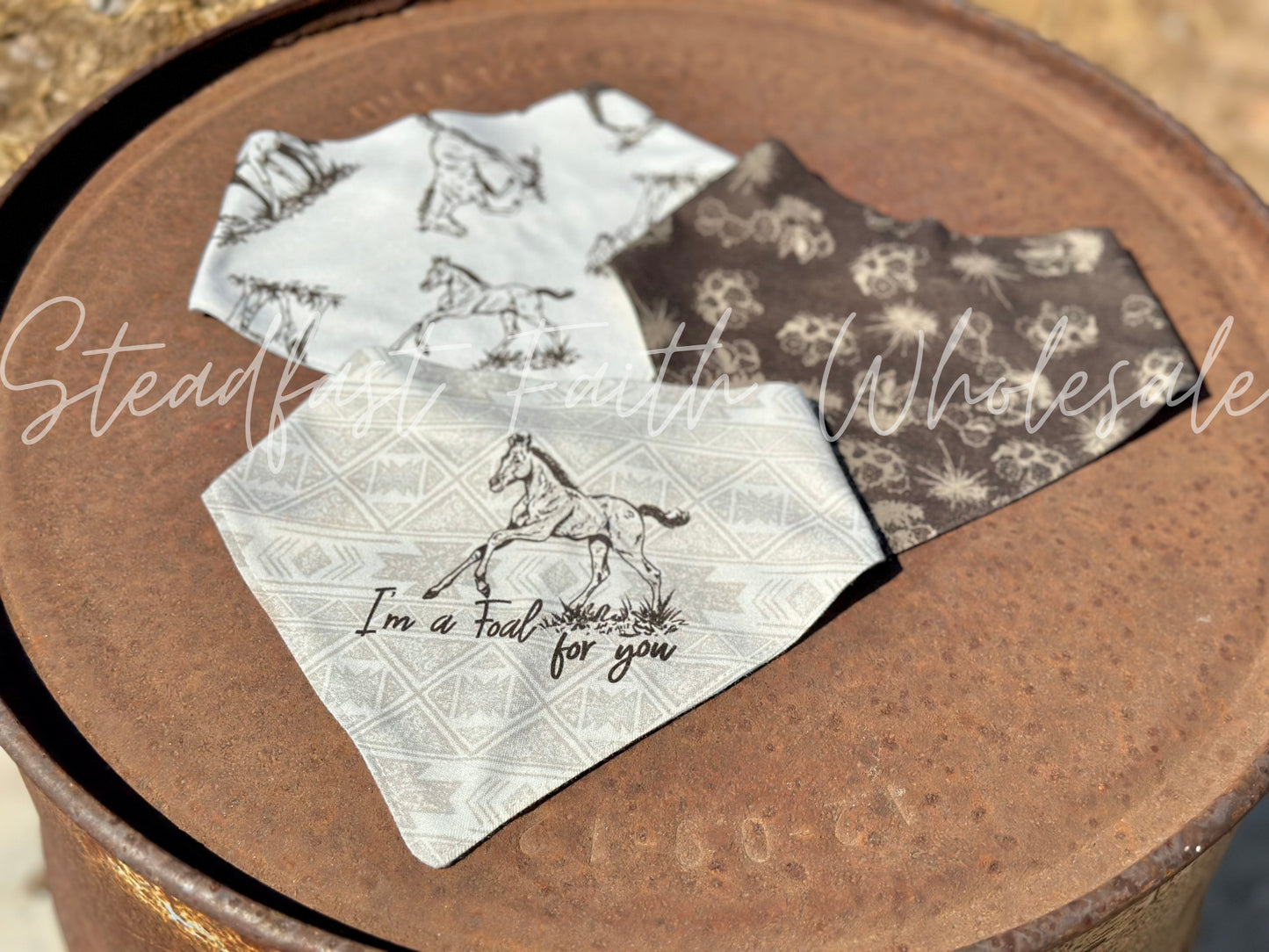 Foal For You Drool Bib Set