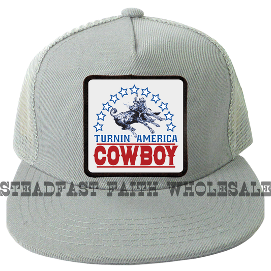 Turnin' America Cowboy Patch Cap