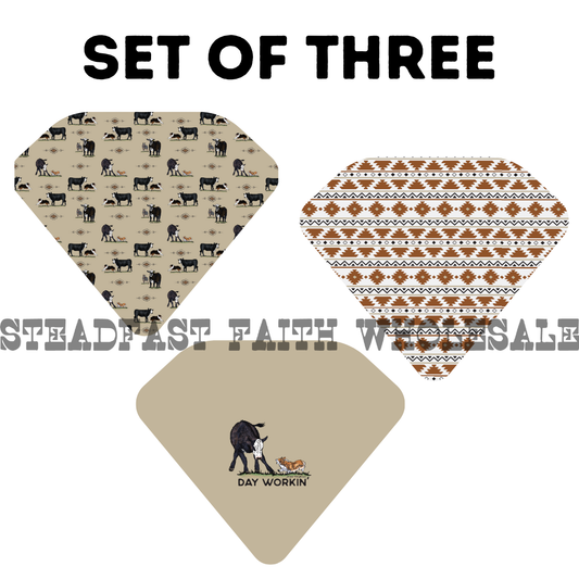 Day Workin' Drool Bib Set