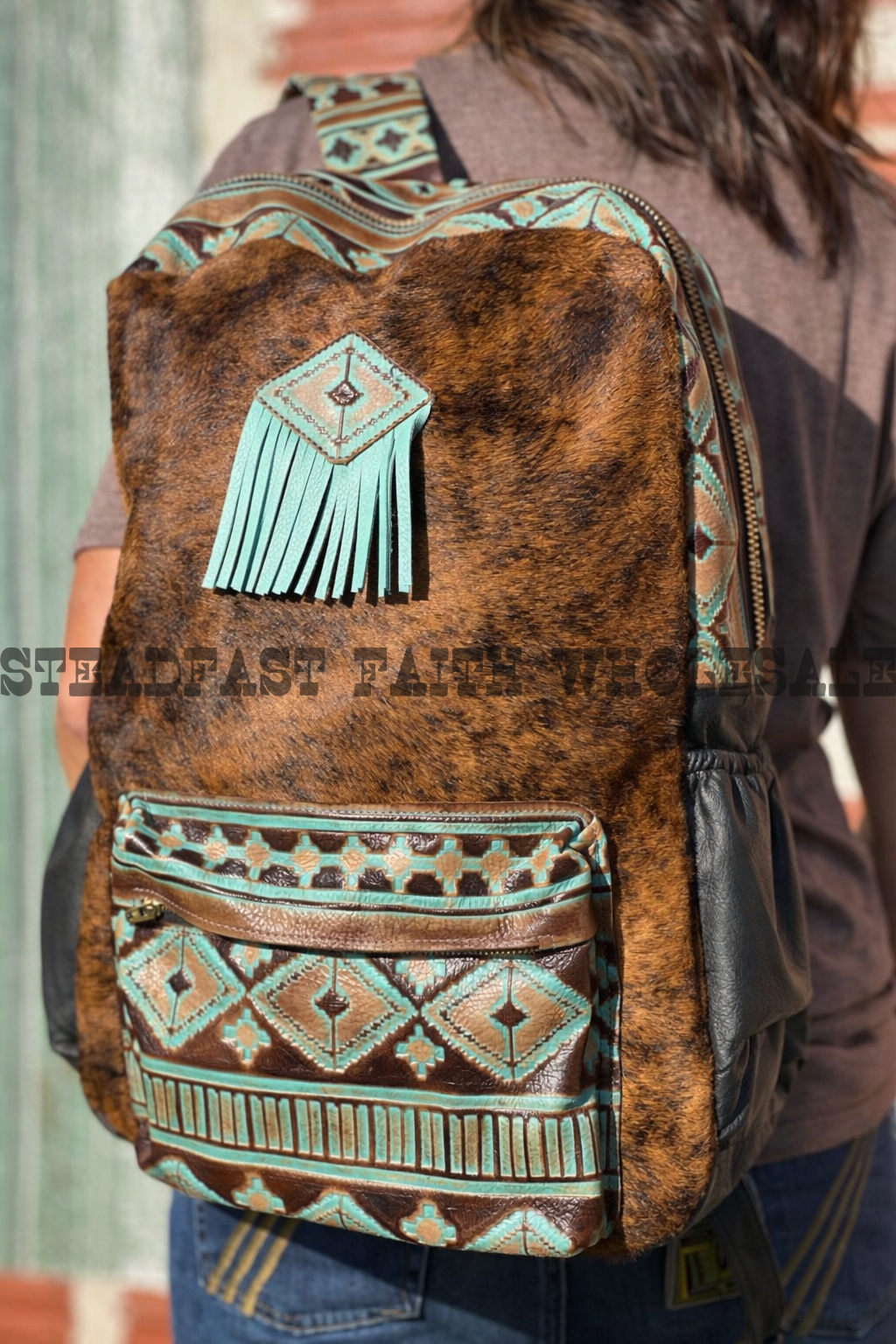 Genuine Leather & Cowhide Backpack