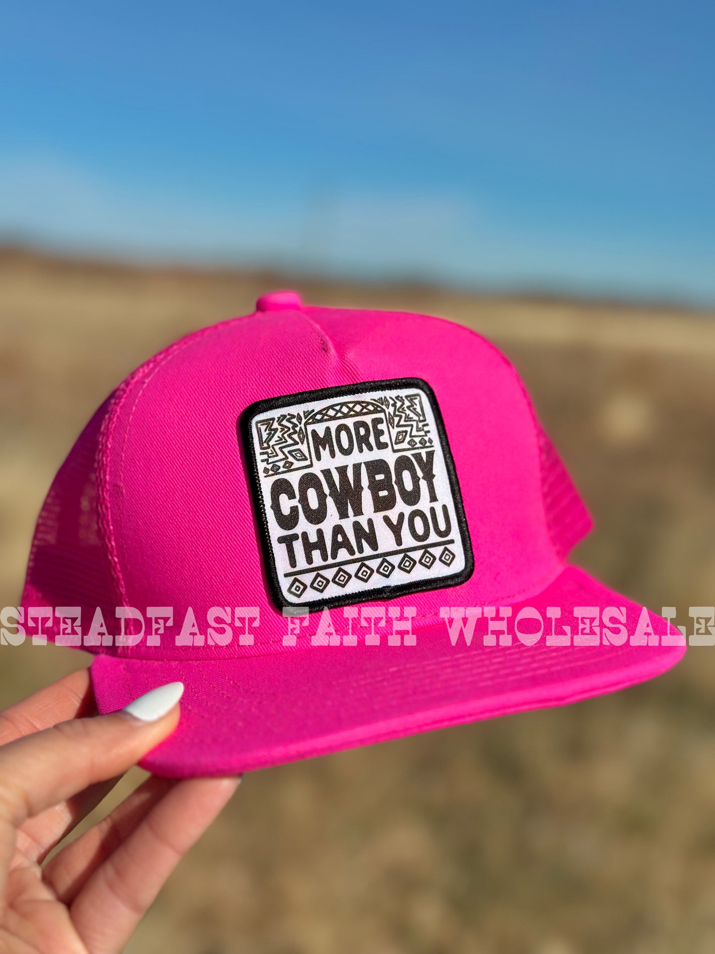 More Cowboy Than You Patch Cap