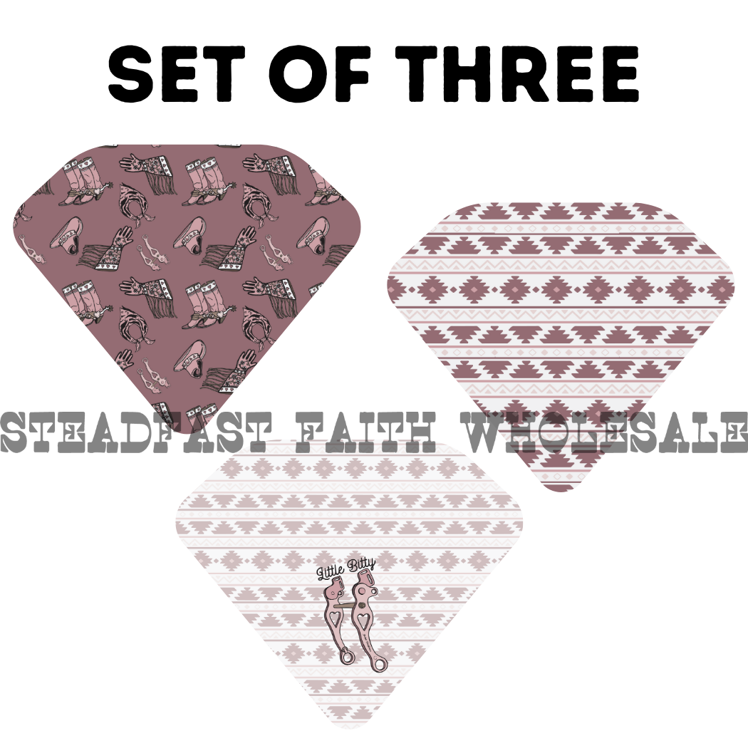 Little Bitty Drool Bib Set