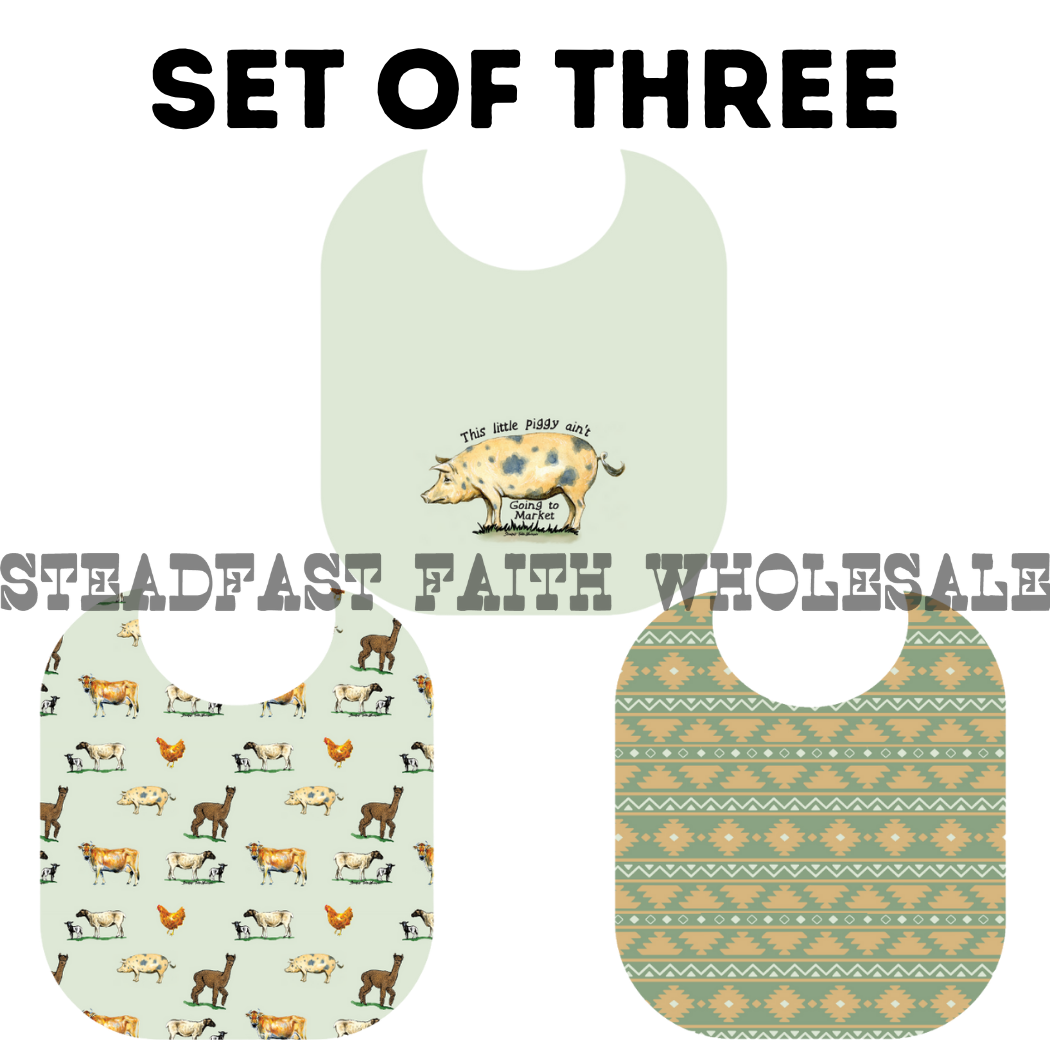 Barnyard Bib Set