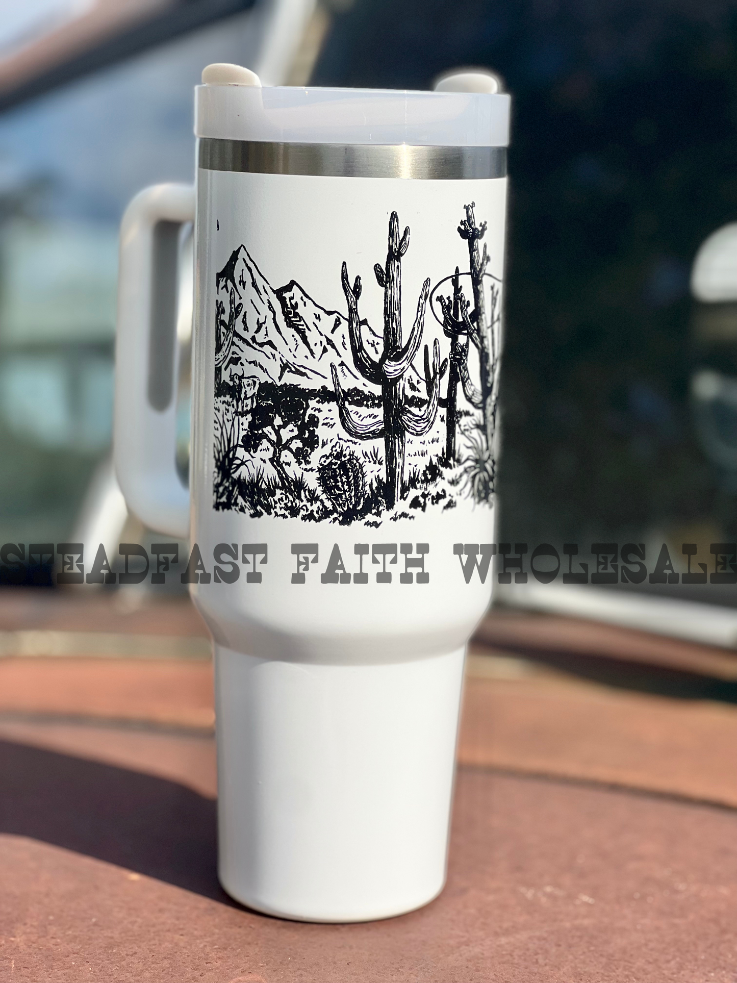 40 oz Mega Tumbler - Lucky Lasso