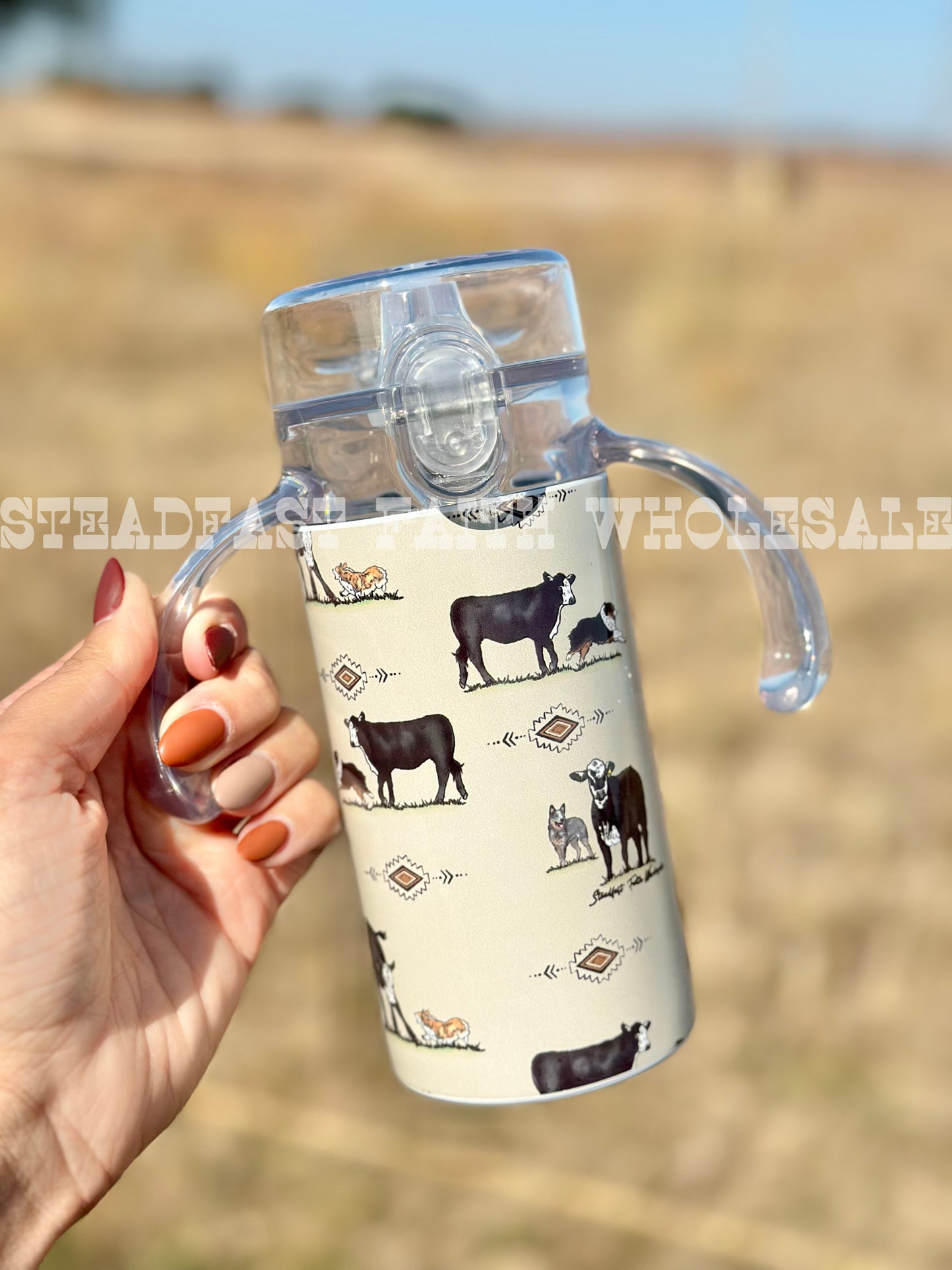 12 oz Stainless Steel Sippy Tumblers