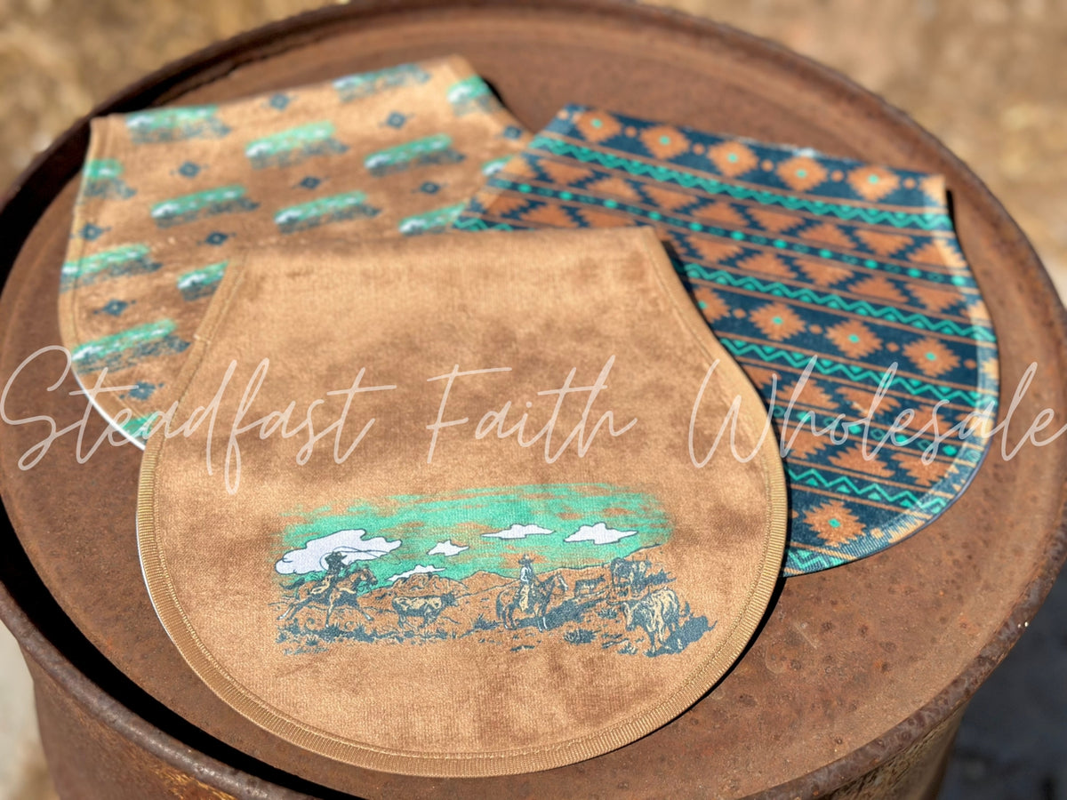 Designer Rag Set Ranchin' Burp Rag Set – Steadfast Faith Wholesale