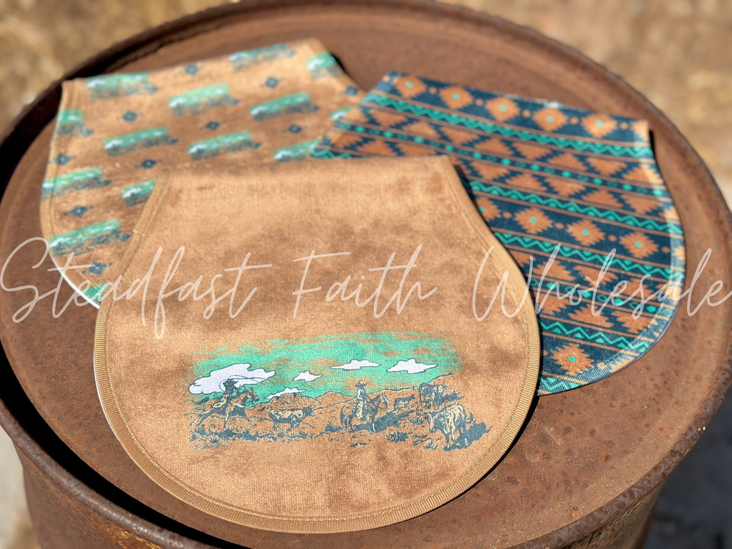 Ranchin' Burp Rag Set